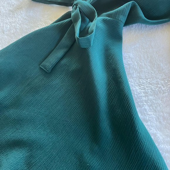 Teal Wide Sleeve Top - Picture 5 of 10